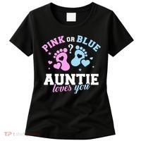Gender Reveal Auntie Aunt TShirt Women's T-Shirt thumb 0