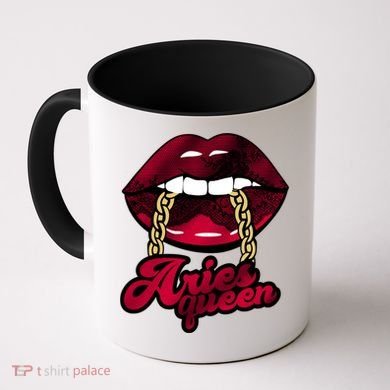 Gothic Red Aries Queen Zodiac Meaningful Gift Coffee Mug
