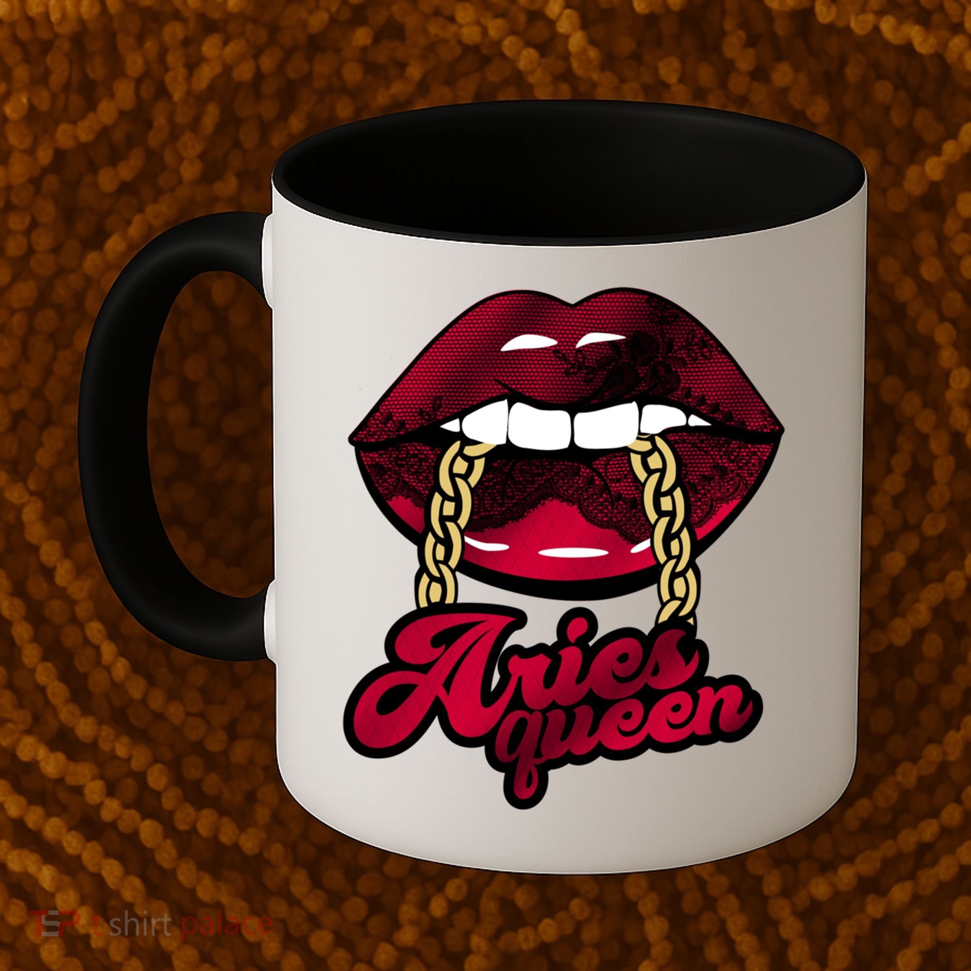 Gothic Red Aries Queen Zodiac Meaningful Gift Coffee Mug