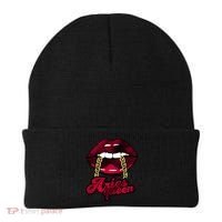 Gothic Red Aries Queen Zodiac Meaningful Gift Beanie thumb 0