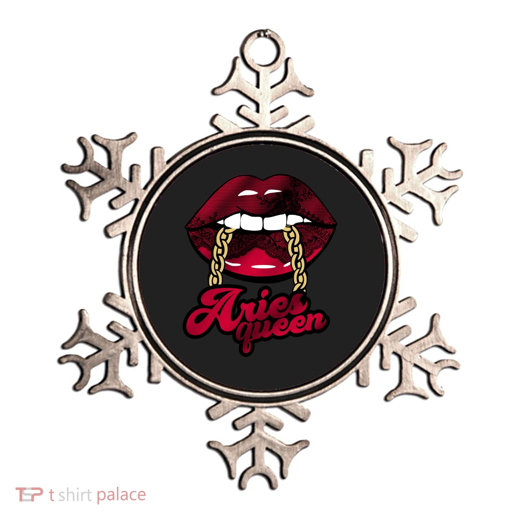 Gothic Red Aries Queen Zodiac Meaningful Gift Ornament