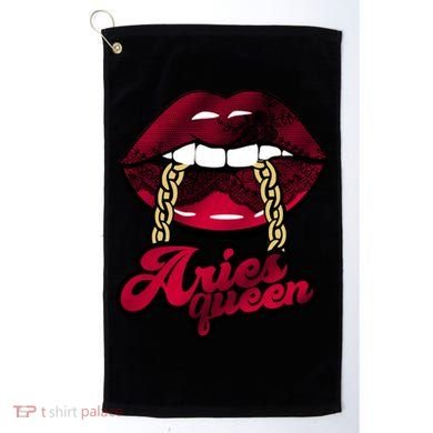 Gothic Red Aries Queen Zodiac Meaningful Gift Golf Towel