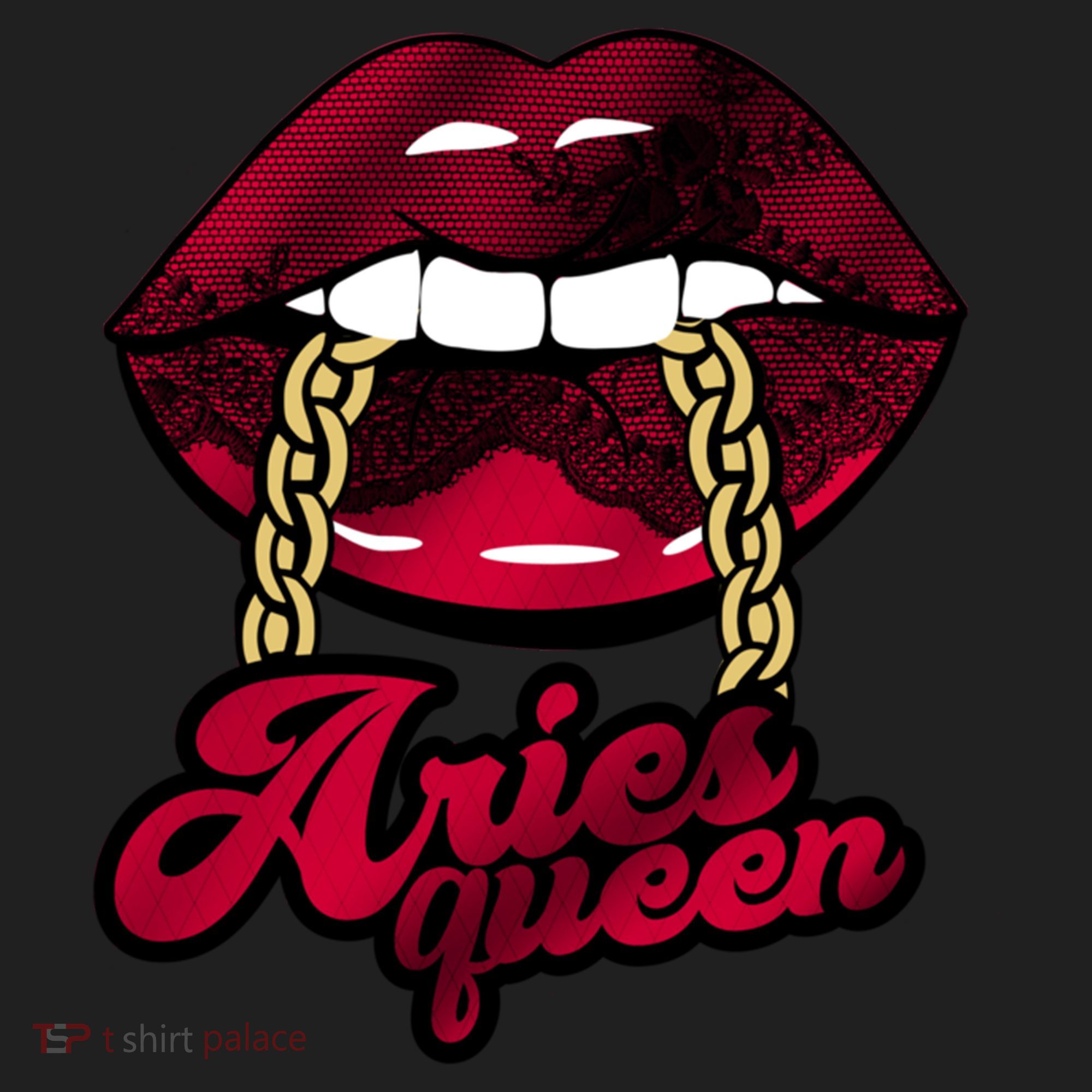 Gothic Red Aries Queen Zodiac Meaningful Gift Golf Towel