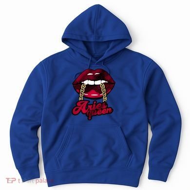 Gothic Red Aries Queen Zodiac Meaningful Gift Hoodie
