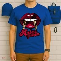 Gothic Red Aries Queen Zodiac Meaningful Gift T-Shirt thumb 6