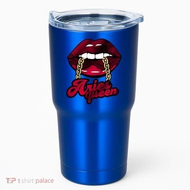 Gothic Red Aries Queen Zodiac Meaningful Gift Tumbler