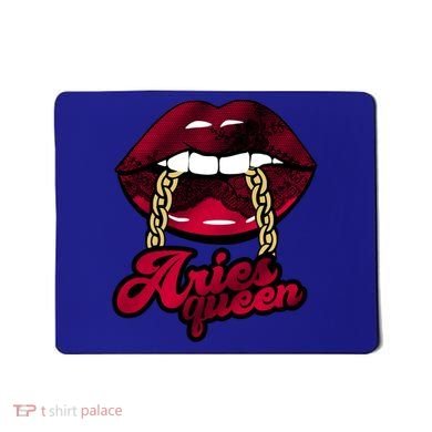 Gothic Red Aries Queen Zodiac Meaningful Gift Mousepad