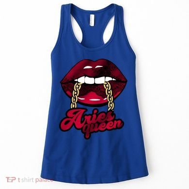 Gothic Red Aries Queen Zodiac Meaningful Gift Women's Tank Top