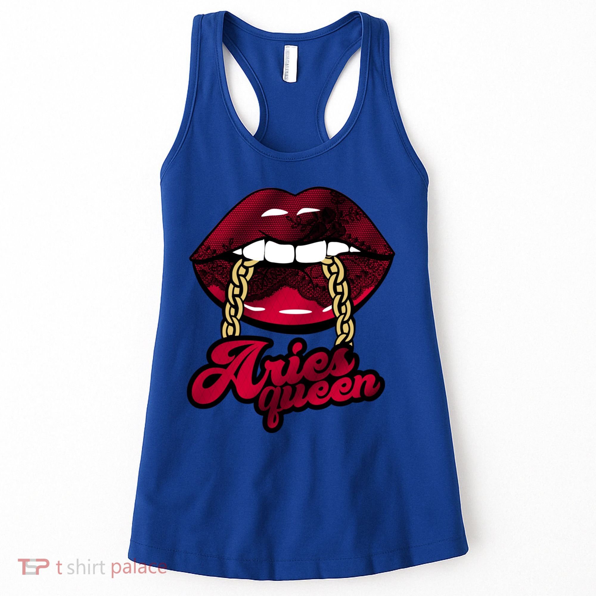 Gothic Red Aries Queen Zodiac Meaningful Gift Women's Tank Top
