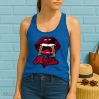 Gothic Red Aries Queen Zodiac Meaningful Gift Women's Tank Top thumb 2