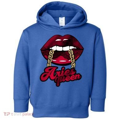 Gothic Red Aries Queen Zodiac Meaningful Gift Toddler Hoodie