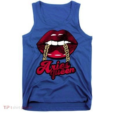 Gothic Red Aries Queen Zodiac Meaningful Gift Tank Top