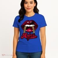 Gothic Red Aries Queen Zodiac Meaningful Gift Women's T-Shirt thumb 4