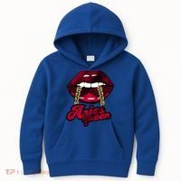 Gothic Red Aries Queen Zodiac Meaningful Gift Kids Hoodie thumb 0