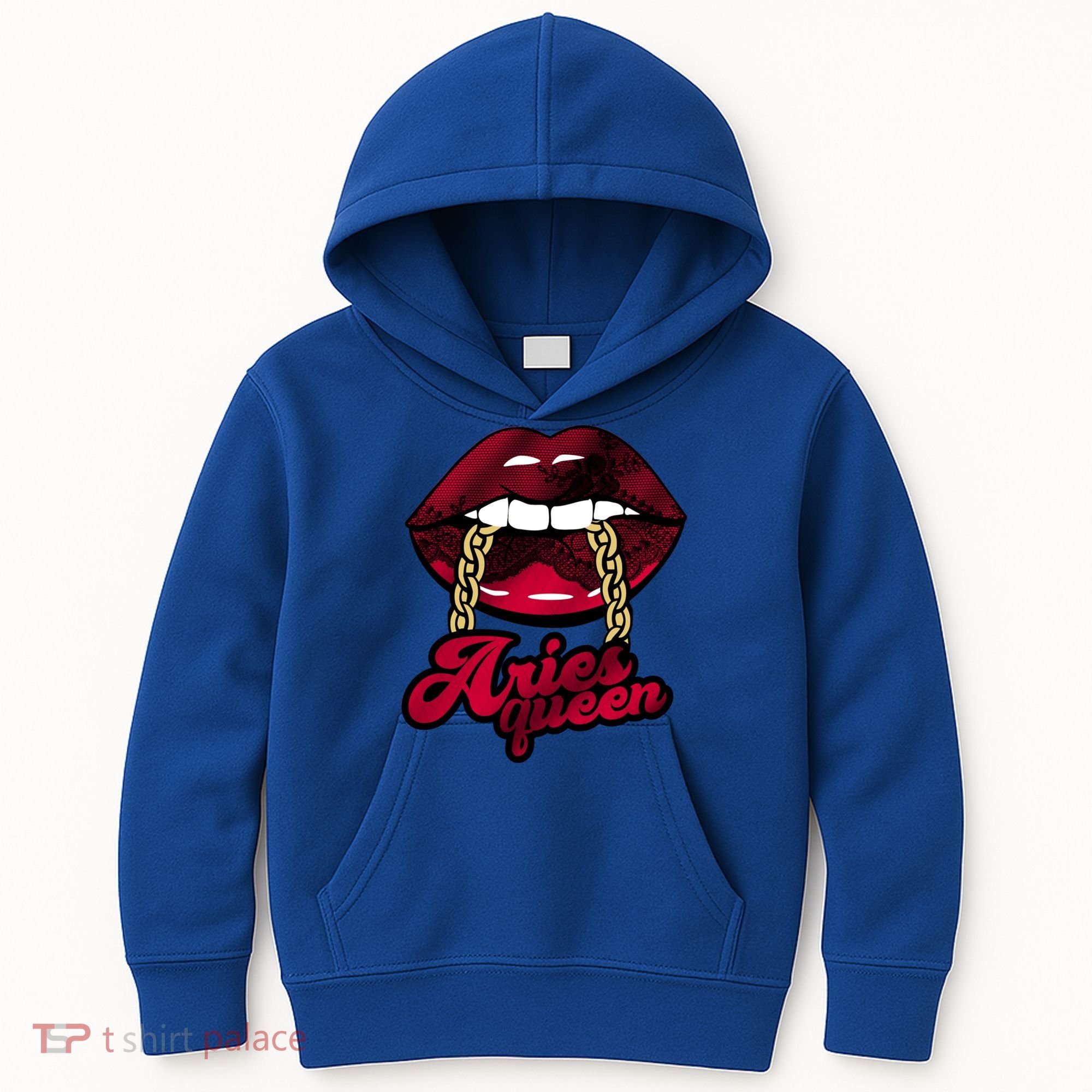 Gothic Red Aries Queen Zodiac Meaningful Gift Kids Hoodie