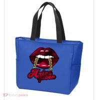 Gothic Red Aries Queen Zodiac Meaningful Gift Tote Bag thumb 3