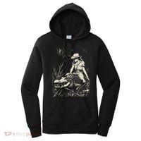 Girl Riding Alligator Weird Funny Florida Crocodile Meme Women's Hoodie thumb 0
