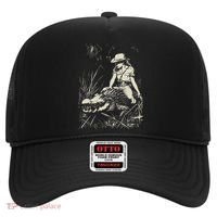 Girl Riding Alligator Weird Funny Florida Crocodile Meme Hat thumb 0