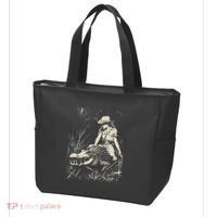 Girl Riding Alligator Weird Funny Florida Crocodile Meme Tote Bag thumb 3