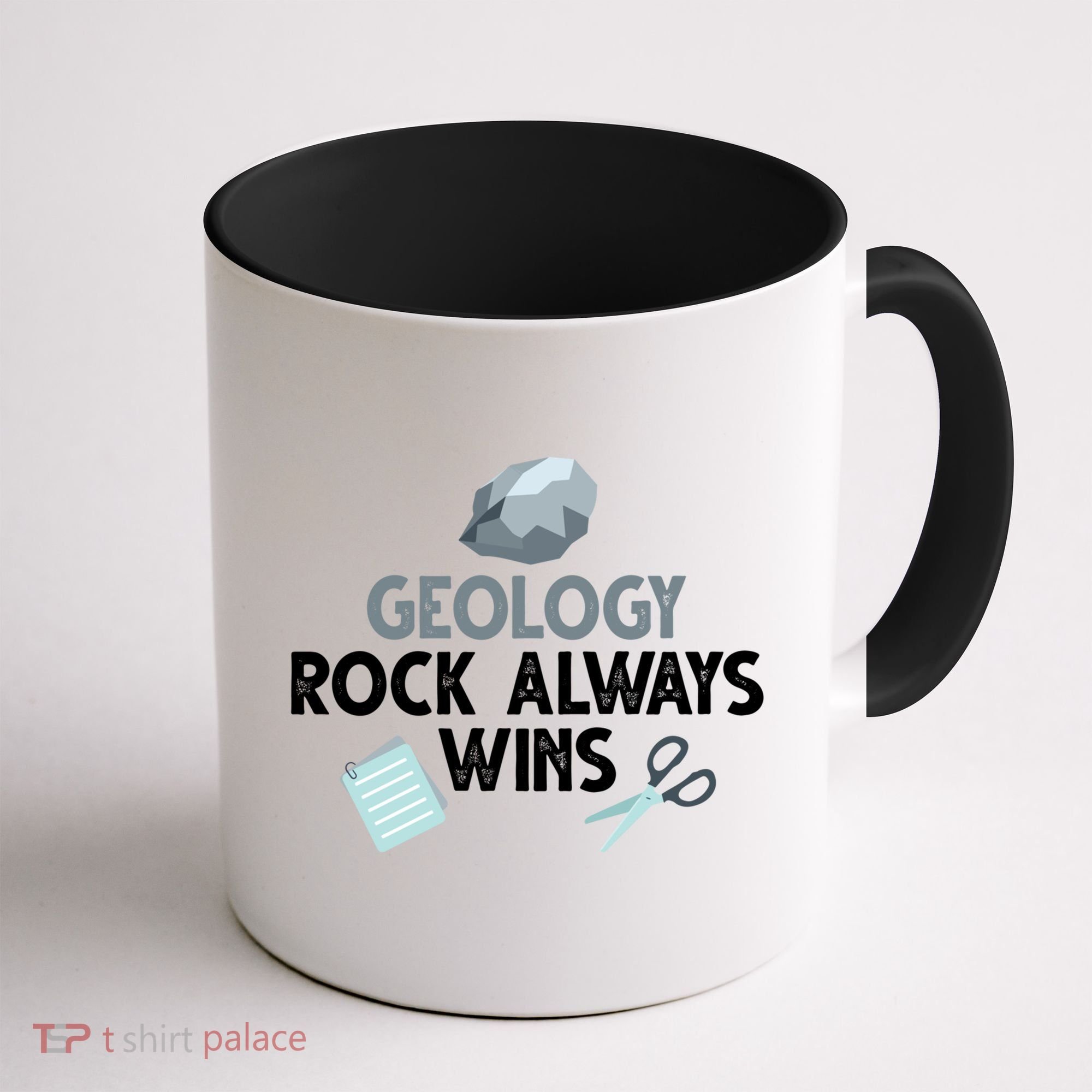 Geology Rock Always Wins Gift Old Rock Day Gift Geologist Science Gift Coffee Mug