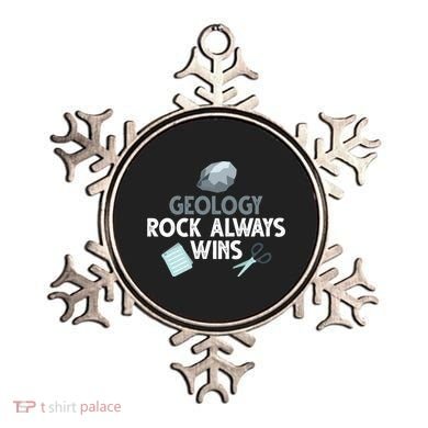 Geology Rock Always Wins Gift Old Rock Day Gift Geologist Science Gift Ornament