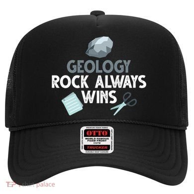 Geology Rock Always Wins Gift Old Rock Day Gift Geologist Science Gift Hat