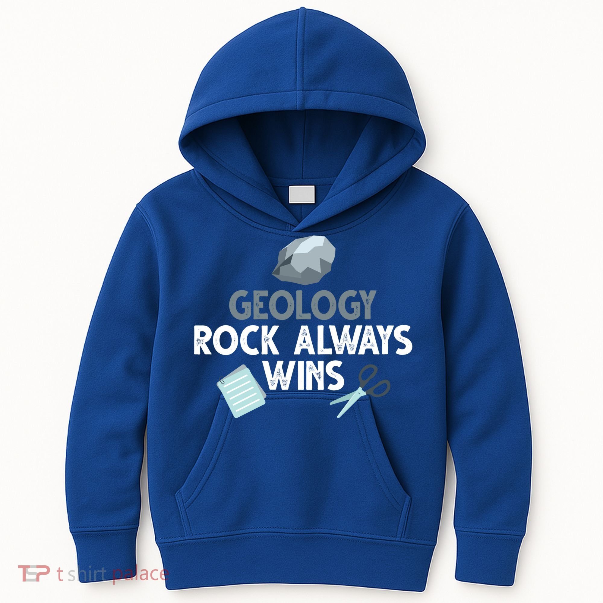 Geology Rock Always Wins Gift Old Rock Day Gift Geologist Science Gift Kids Hoodie