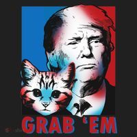 Grab 'Em Cat Funny Pro Trump Tumbler thumb 3