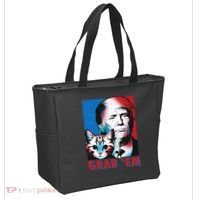 Grab 'Em Cat Funny Pro Trump Tote Bag thumb 2