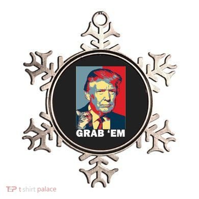 Grab 'Em Trump Ornament
