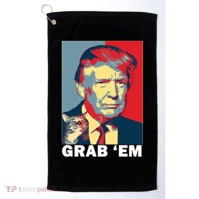 Grab 'Em Trump Golf Towel