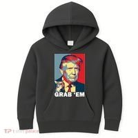 Grab 'Em Trump Kids Hoodie thumb 0