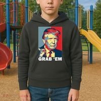 Grab 'Em Trump Kids Hoodie thumb 2