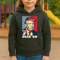 Grab 'Em Trump Kids Hoodie thumb 3