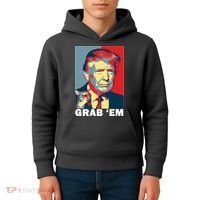Grab 'Em Trump Kids Hoodie thumb 4