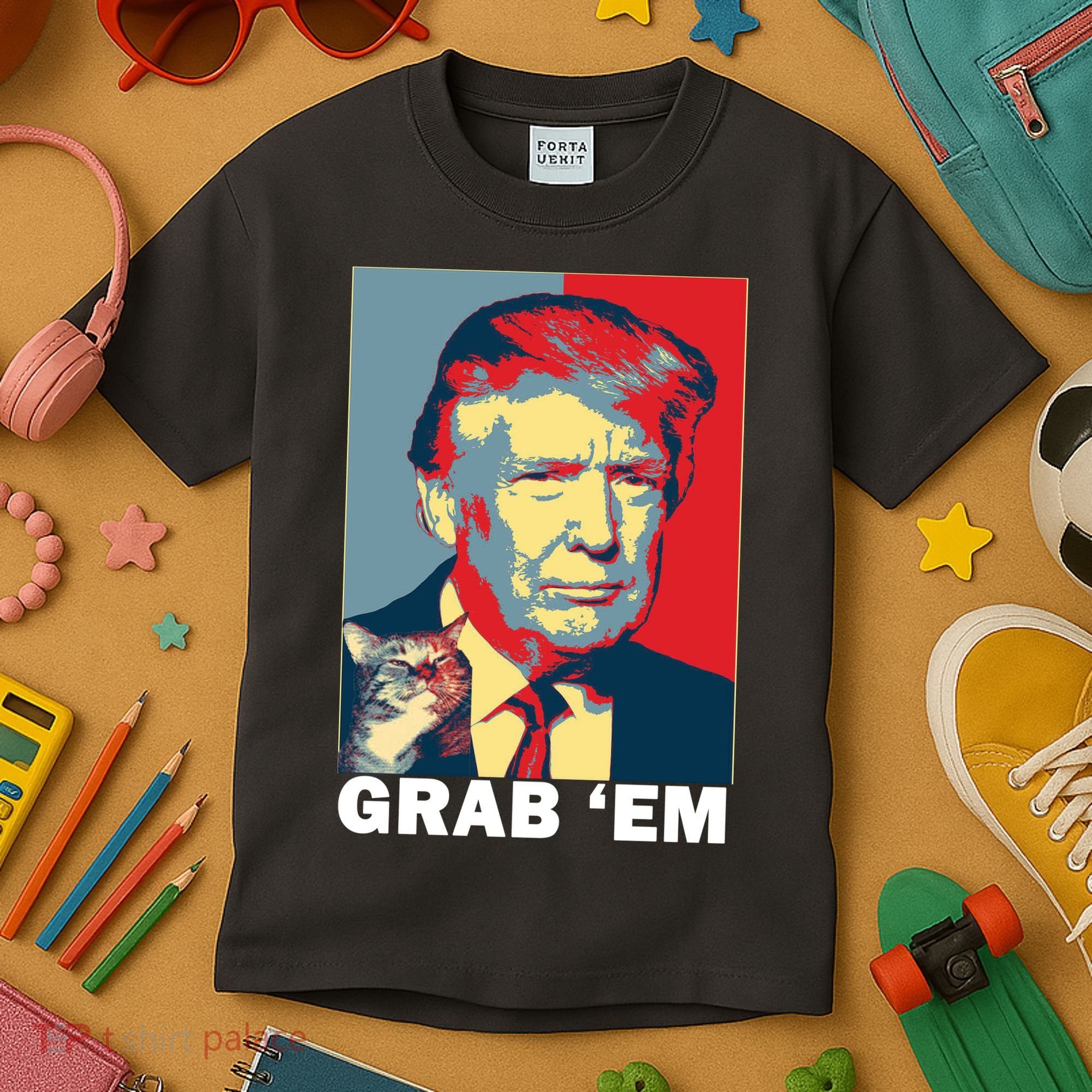 Grab 'Em Trump Kids T-Shirt