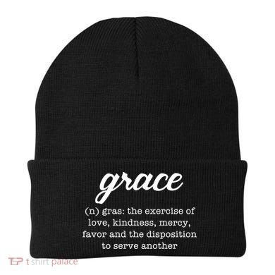 Grace Definition Love Kindness Beanie
