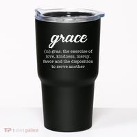 Grace Definition Love Kindness Tumbler thumb 0