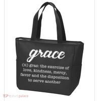 Grace Definition Love Kindness Tote Bag thumb 3