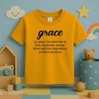 Grace Definition Love Kindness Toddler T-Shirt thumb 3