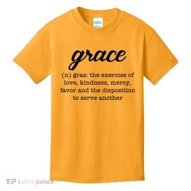 Grace Definition Love Kindness Kids T-Shirt