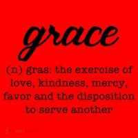 Grace Definition Love Kindness Santa Hat thumb 1