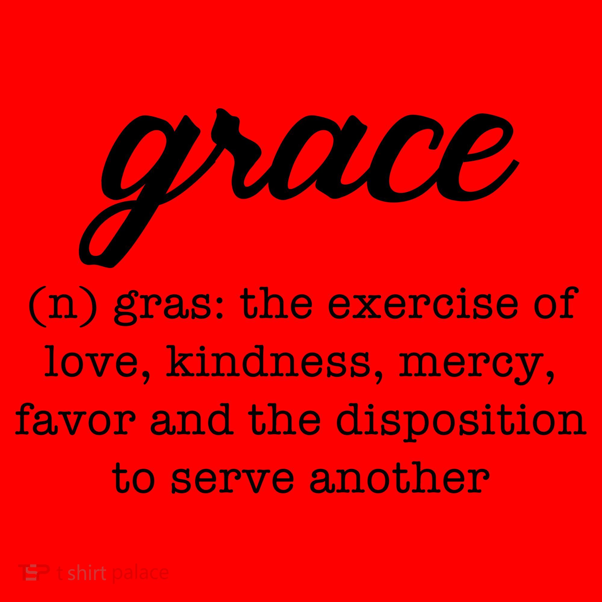 Grace Definition Love Kindness Santa Hat