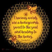 Gracious Words Are A Honeycomb Proverbs 16:24 Pajama Set thumb 2