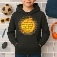 Gracious Words Are A Honeycomb Proverbs 16:24 Kids Hoodie thumb 2