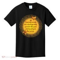 Gracious Words Are A Honeycomb Proverbs 16:24 Kids T-Shirt thumb 0