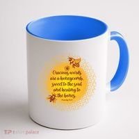 Gracious Words Are A Honeycomb Proverbs 16:24 Coffee Mug thumb 1