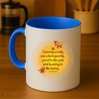 Gracious Words Are A Honeycomb Proverbs 16:24 Coffee Mug thumb 4