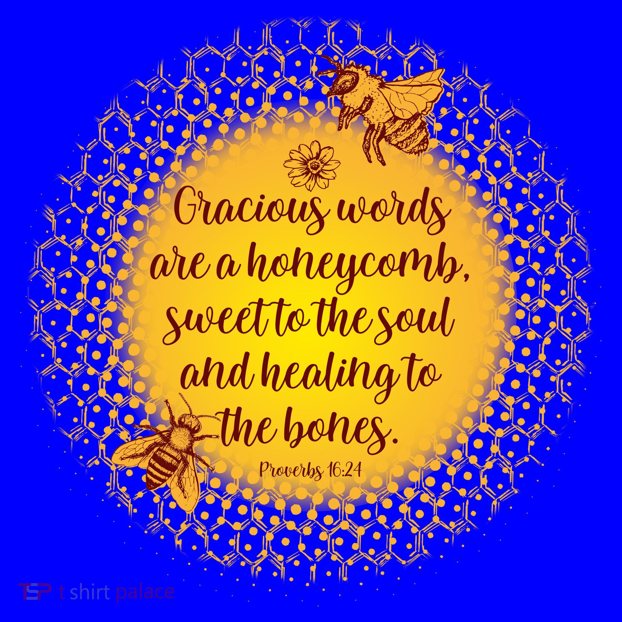 Gracious Words Are A Honeycomb Proverbs 16:24 Coffee Mug