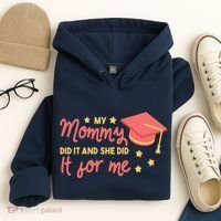 Graduated Mom Did It For Me Hoodie thumb 4